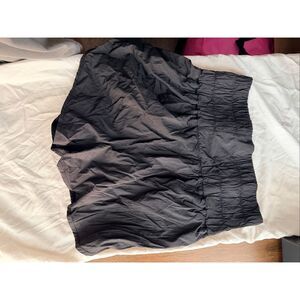 Automet Womens High-Waisted Athletic Sweat Shorts Black Size Medium